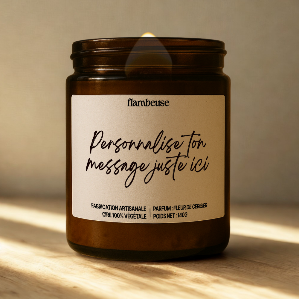 Bougies personnalisables