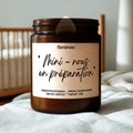 Bougie "Mini-nous en préparation"