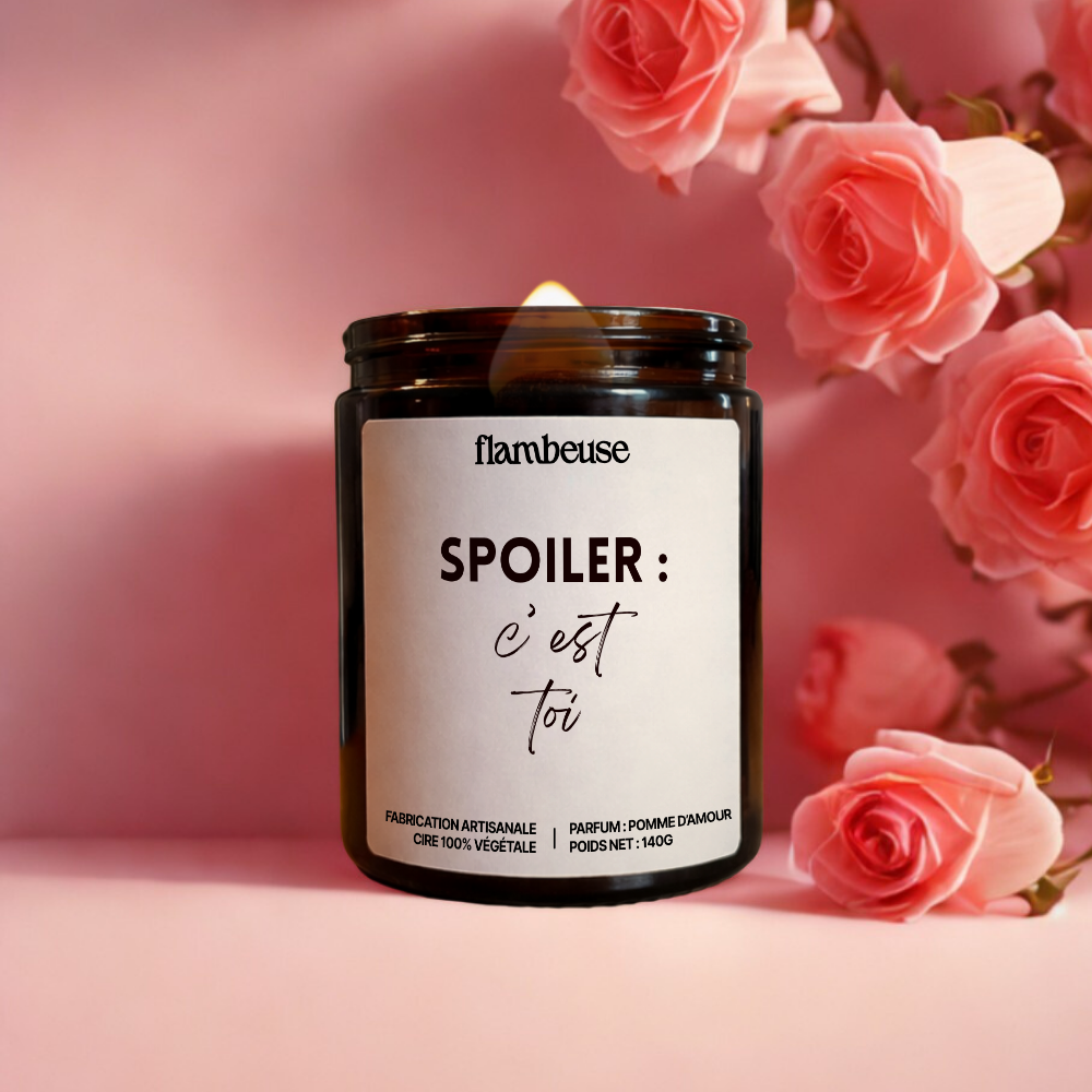 Bougie "Spoiler : C'est toi"