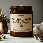 Bougie "T'as les plus belles boules du quartier"