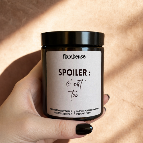 Bougie "Spoiler : C'est toi"