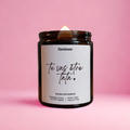 Bougie "Tu vas être tata"