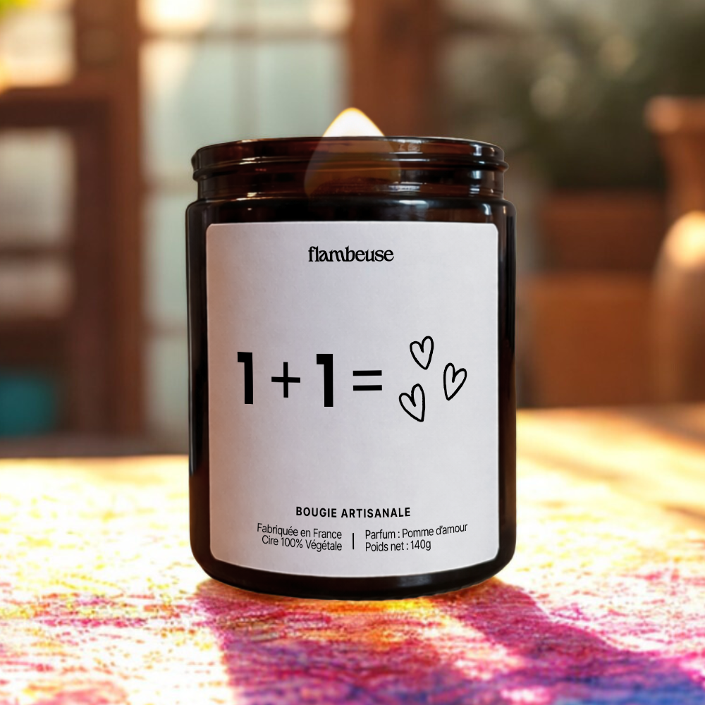 Bougie "1+1=3"