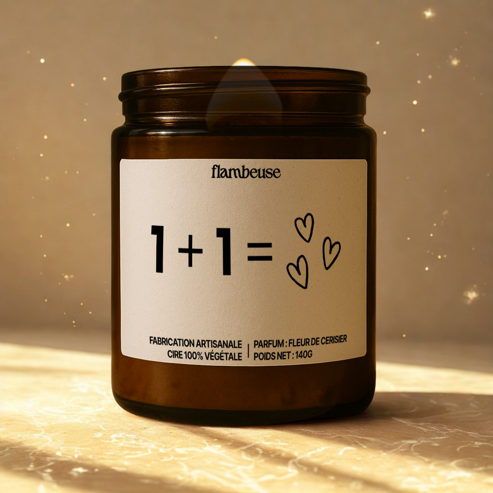 Bougie "1+1=3"