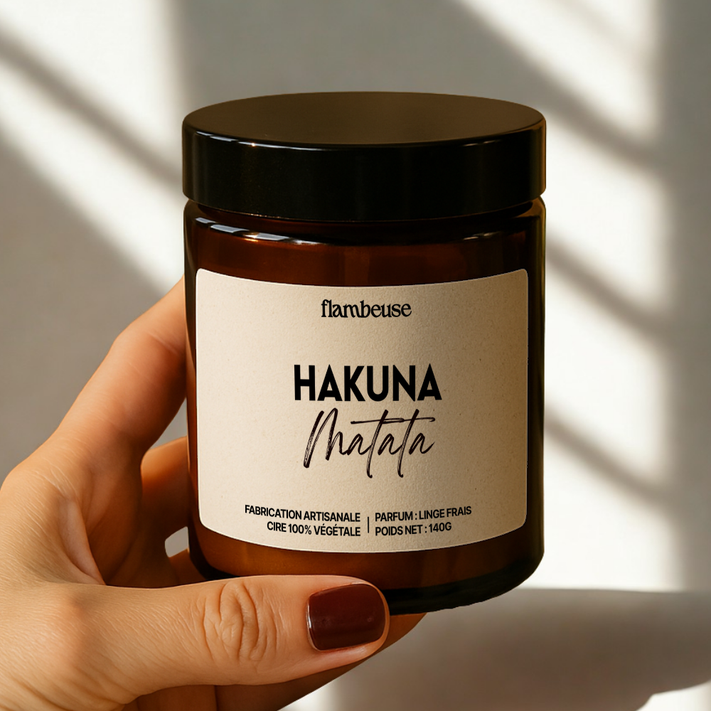 Bougie "Hakuna Matata"
