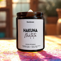 Bougie "Hakuna Matata"