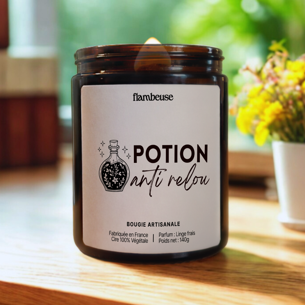 Bougie "Potion anti relou"