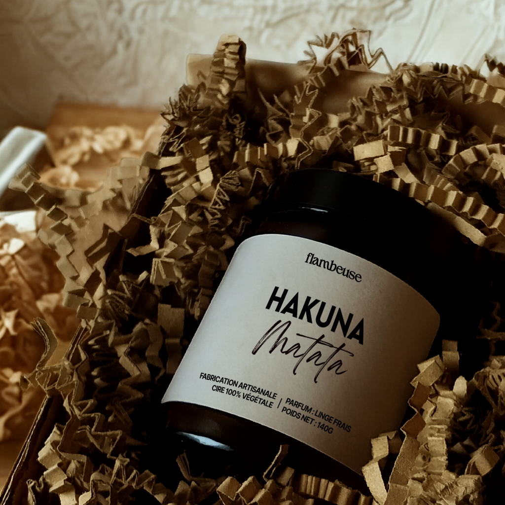 Bougie "Hakuna Matata"