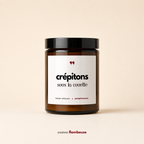 Bougie "Crépitons sous la couette"