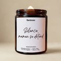 Bougie "Silence, maman se détend"