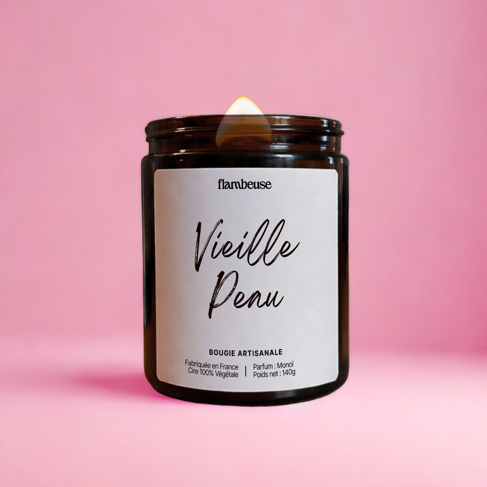 Bougie "Vieille peau"