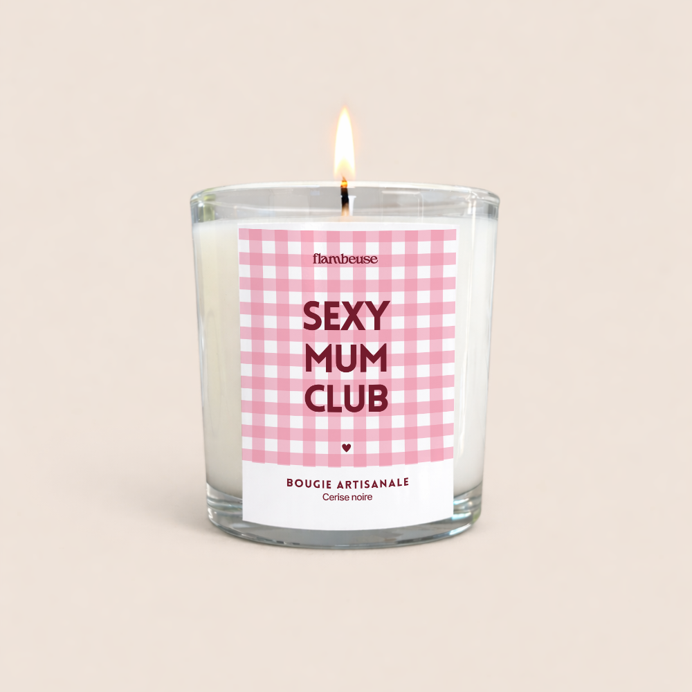 Bougie "SEXY MUM CLUB"