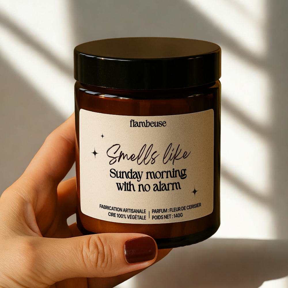 Bougie "Smells like" personnalisable