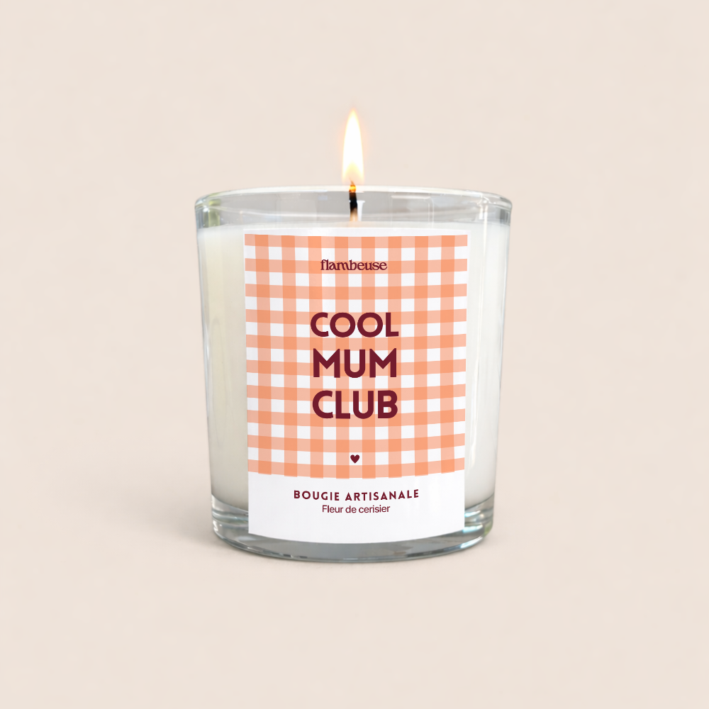 Bougie "COOL MUM CLUB"