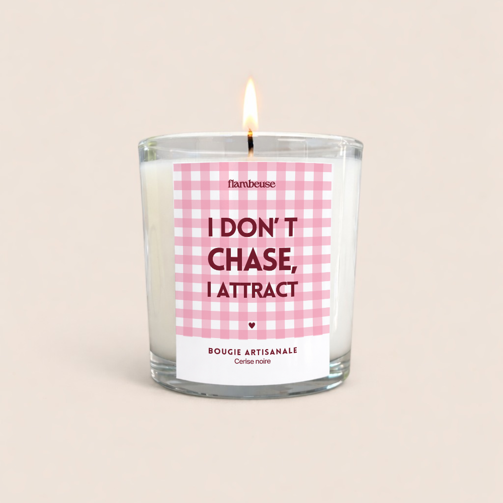 Bougie Vichy 180g - I don't chase I attract