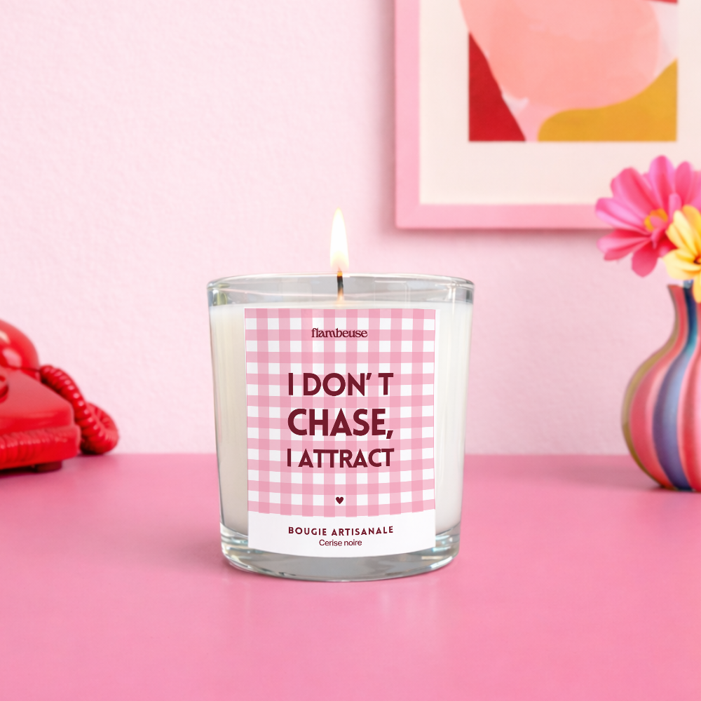 Bougie Vichy 180g - I don't chase I attract