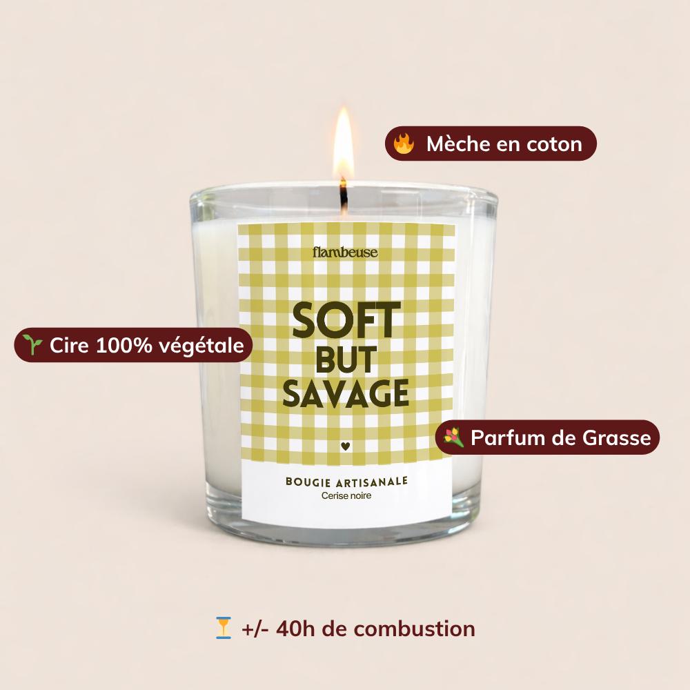 Bougie Vichy 180g - Soft but savage