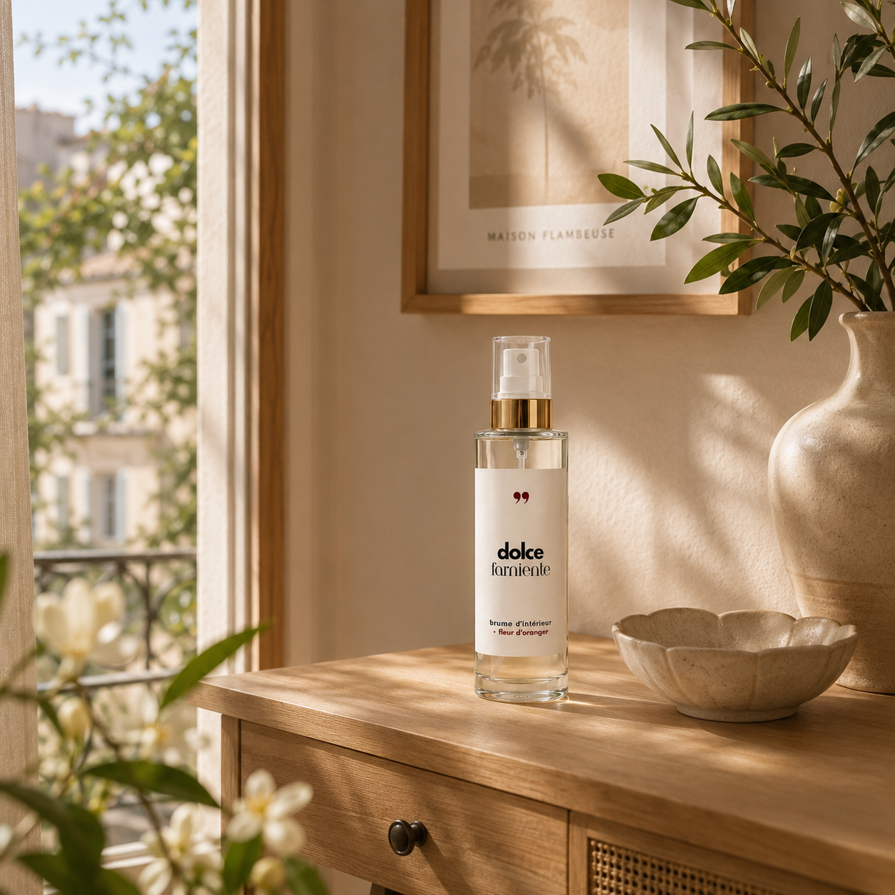 Brume d'intérieur parfumée Fleur d'oranger - "Dolce Farniente"