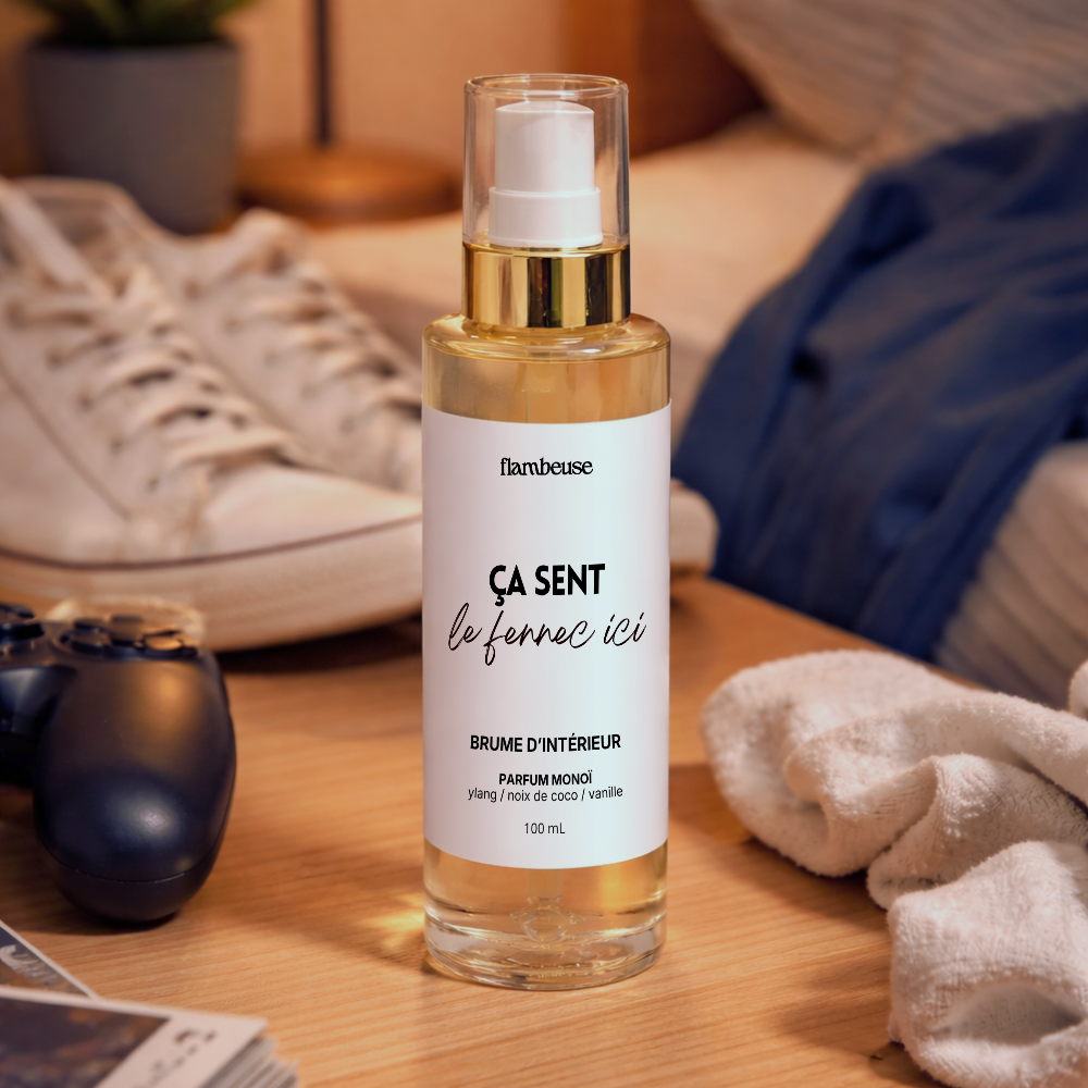 Brume d'intérieur parfumée - "ça sent le fennec ici"