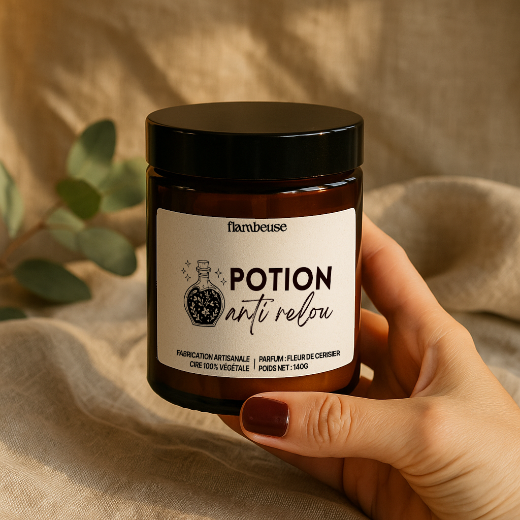 Bougie "Potion anti relou"