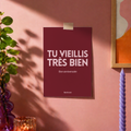 Carte de voeux A6 - Tu vieillis très bien