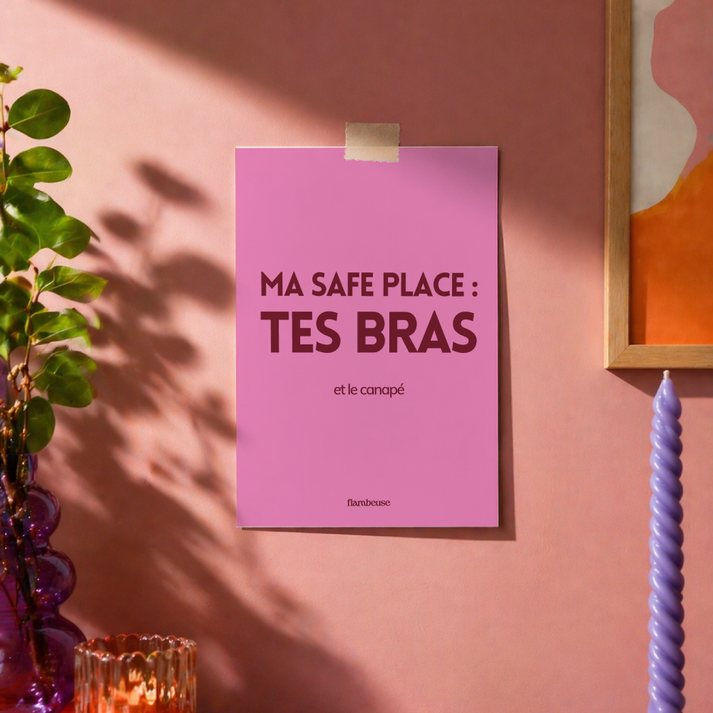 Carte de voeux A6 - Ma safe place