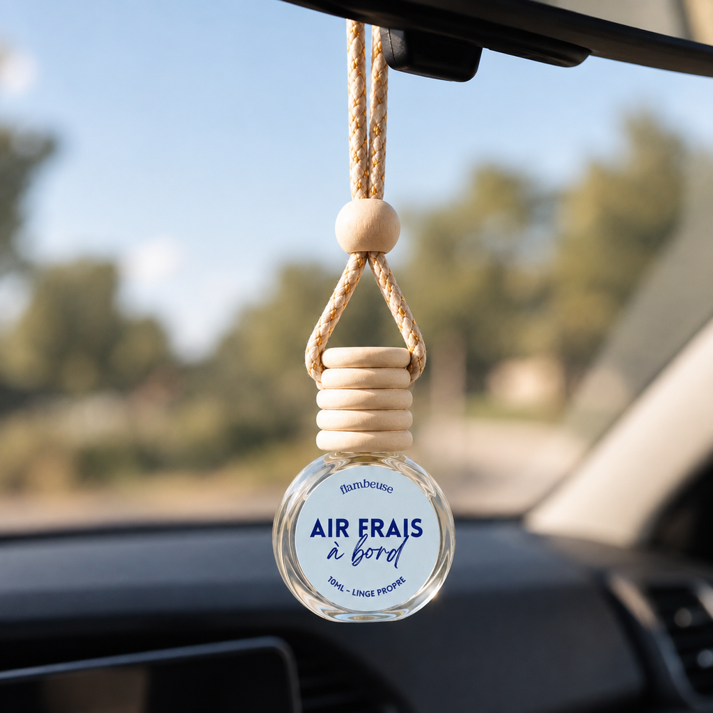Diffuseur Voiture Rechargeable 10mL - Linge frais