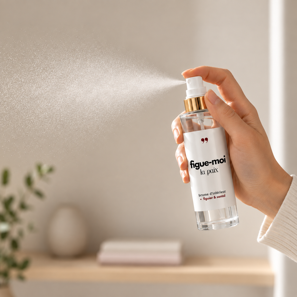 Brume d'intérieur parfumée Figuier Santal - "Figue-moi la paix"